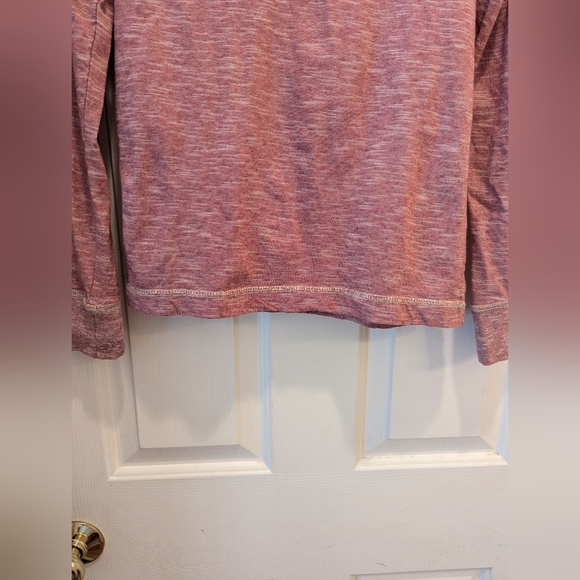 LOGG H&M Mens Hoodie Pullover Long Sleeve Shirt Red Heather Sz Sm EUC - Picture 3 of 15